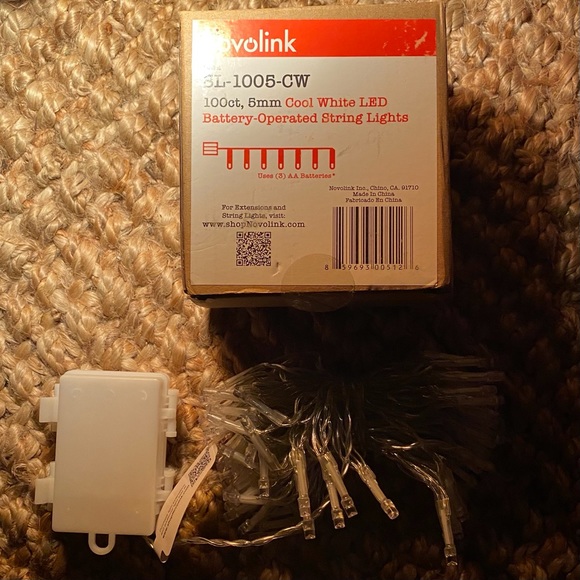 Clear White Fairy Lights Indoor Outdoor Micro Rice Lights Multi Function NWT - Picture 7 of 8